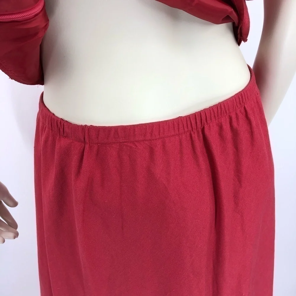 Adrianna Papell Women's 16 Pink Lined Skirt Set - Picture 8 of 11